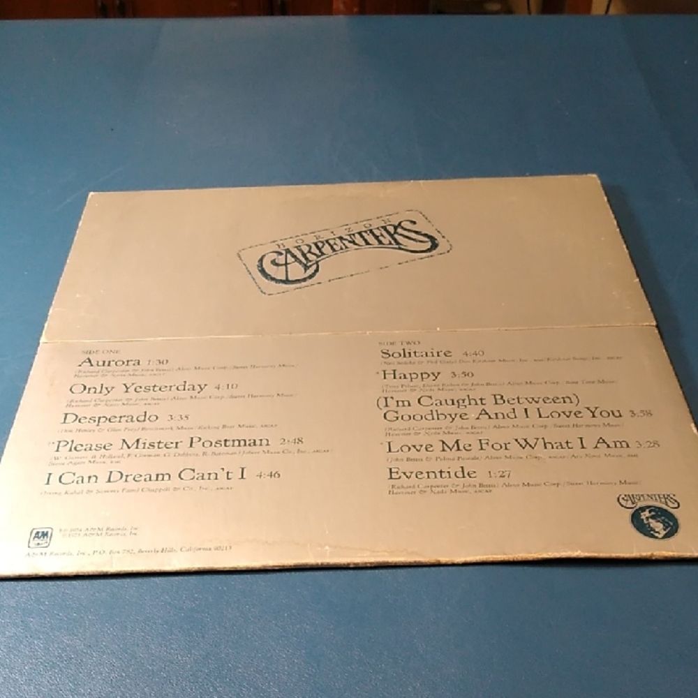 Carpenters Vinyl Record Album Horizon